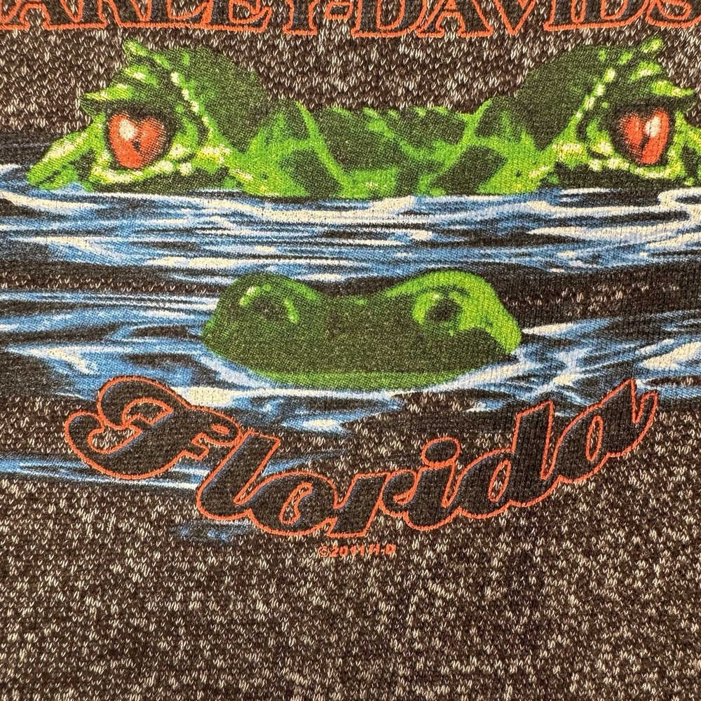 Women's Harley Davidson Hoodie - Vintage HDMC Tradition - Florida - Large - Picture 5 of 11